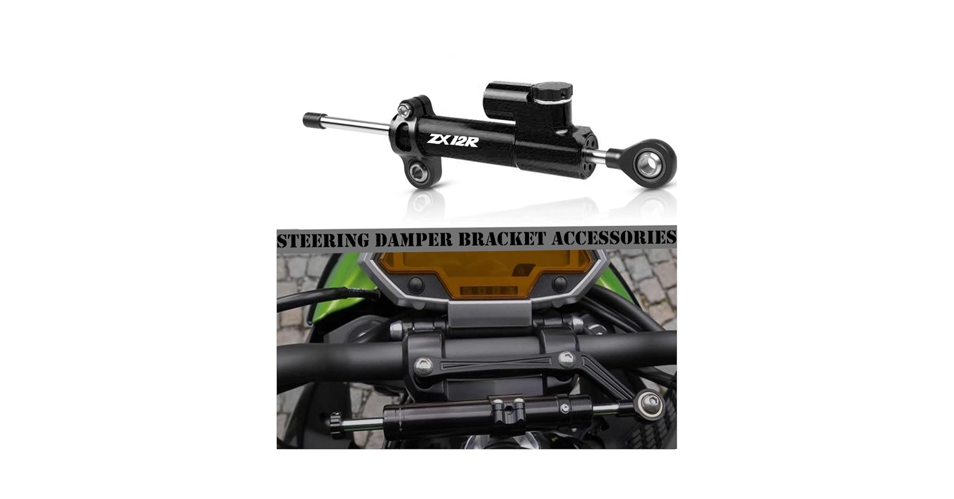 Amazon | For カワサキZX12Rステアリング ダンパーの普遍的な